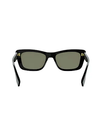 FENDI | Lunettes de soleil carrées FENDI Lettering havana | schwarz